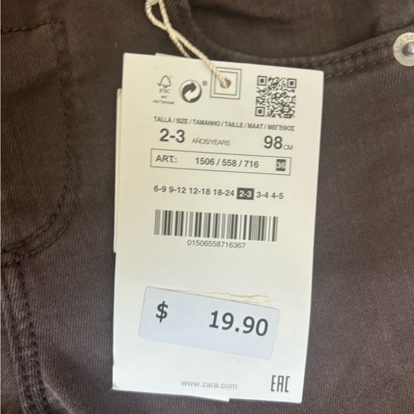 Zara NEW pants - Picture 2 of 2